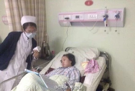 曲周14岁白血病女孩石晓聪